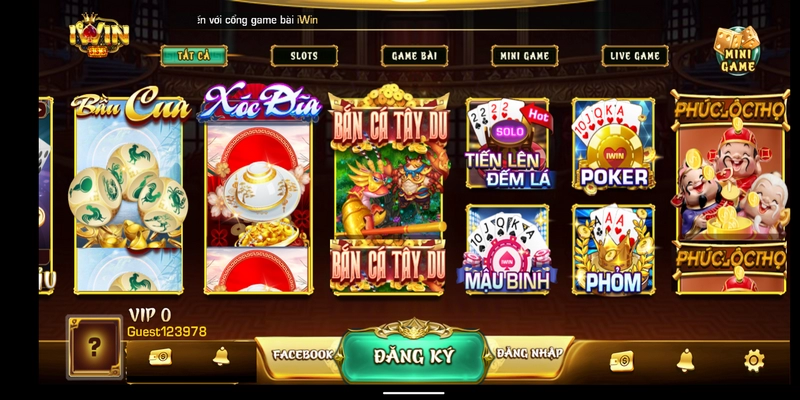 Điểm danh những sảnh cược hấp dẫn tại casino IWIN